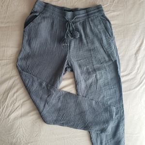 Cynthia Rowley gauze ankle pants